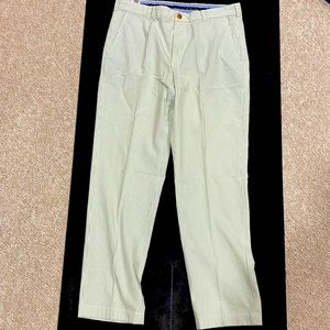 Brooks Brothers - Green/White Seersucker Clark Pant